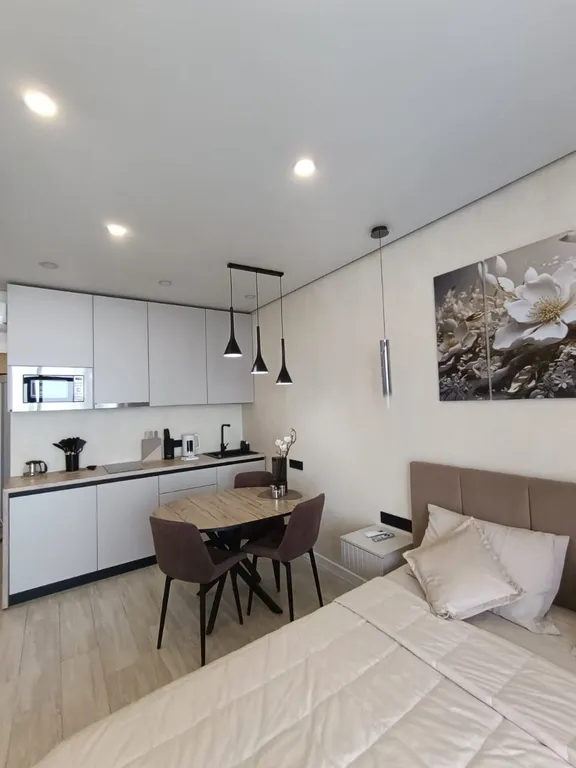 Дизайнерская студия Ls-sun rays с лучшим видом на море с 15 этажа