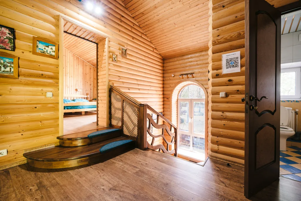 Дом в лесу в русском стиле