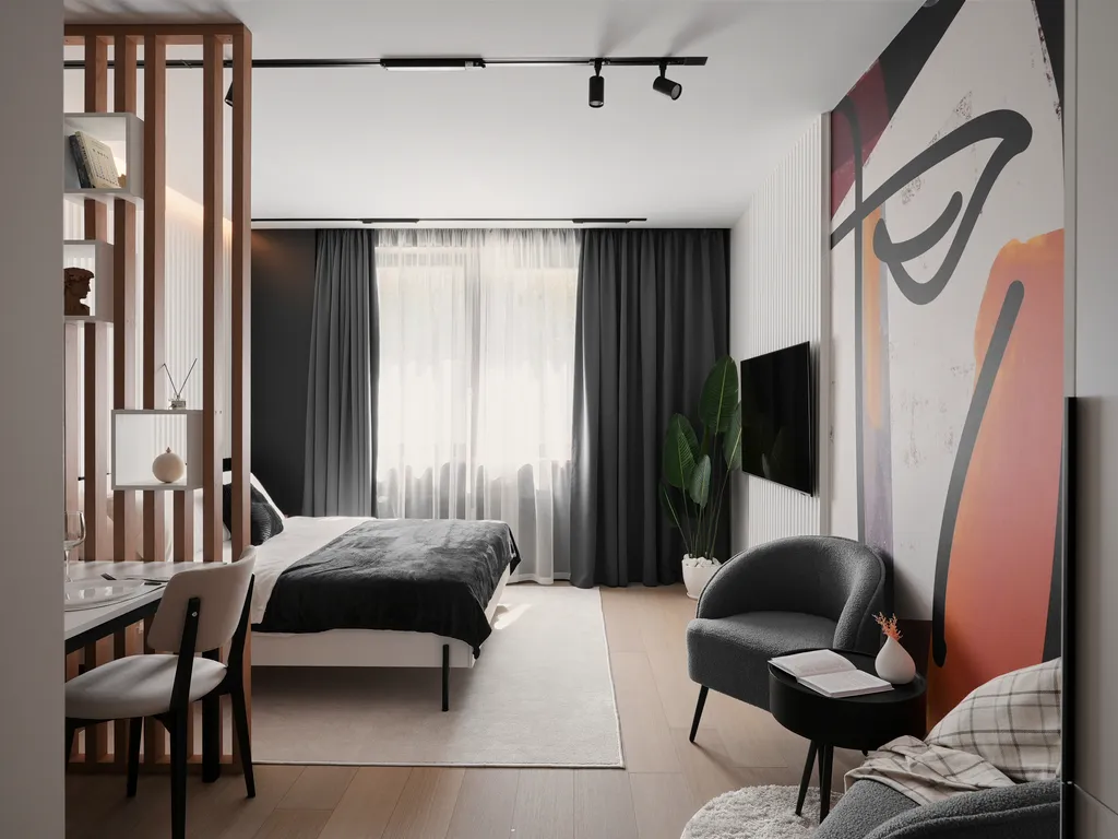 Студия с уникальным колоритом