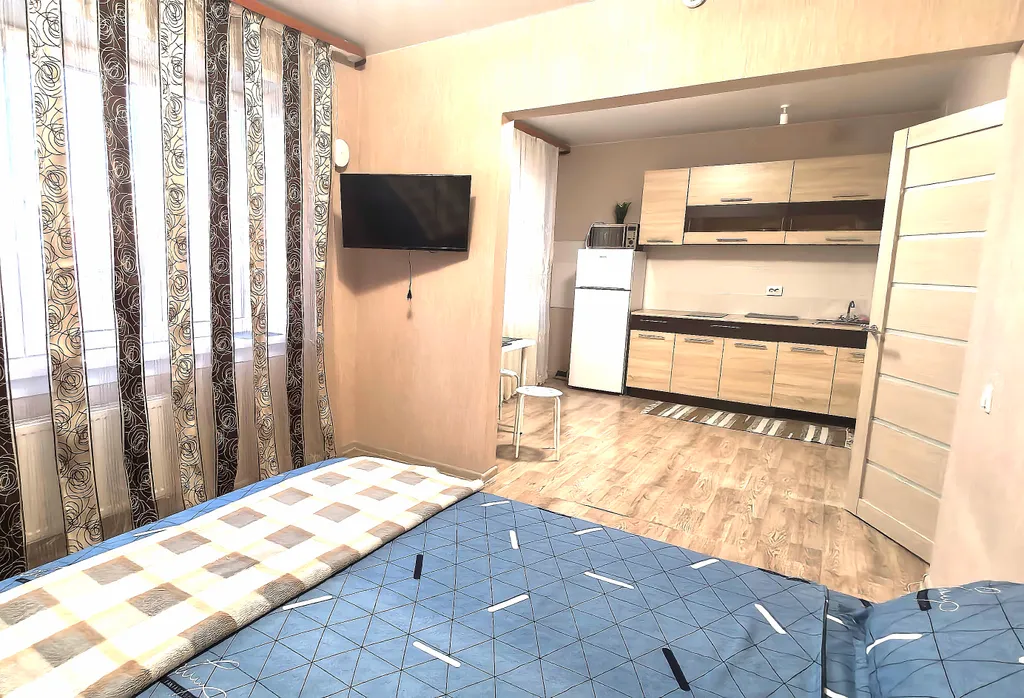 Квартира Большая студия с двумя окнами — аренда посуточно в Новосибирск