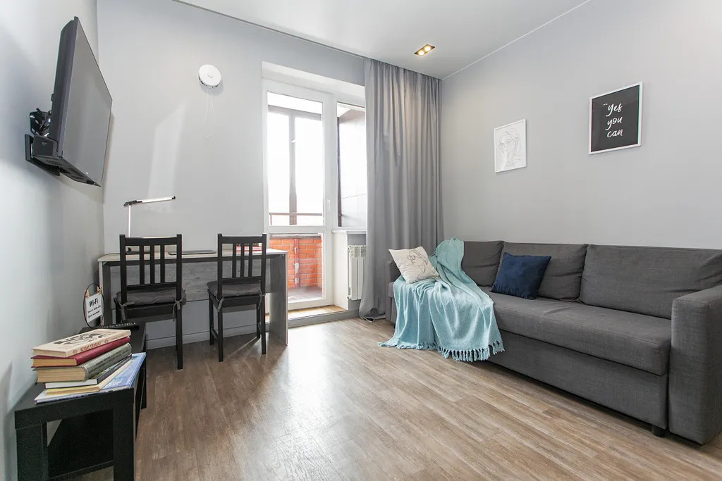 Квартира-комфорт с кондиционером и кофемашиной у Санитас и Технопарка