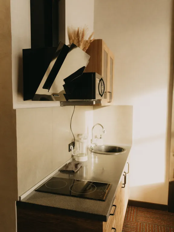 С потрясающим видом с 8 этажа, наслаждайся видом не вставая с кровати