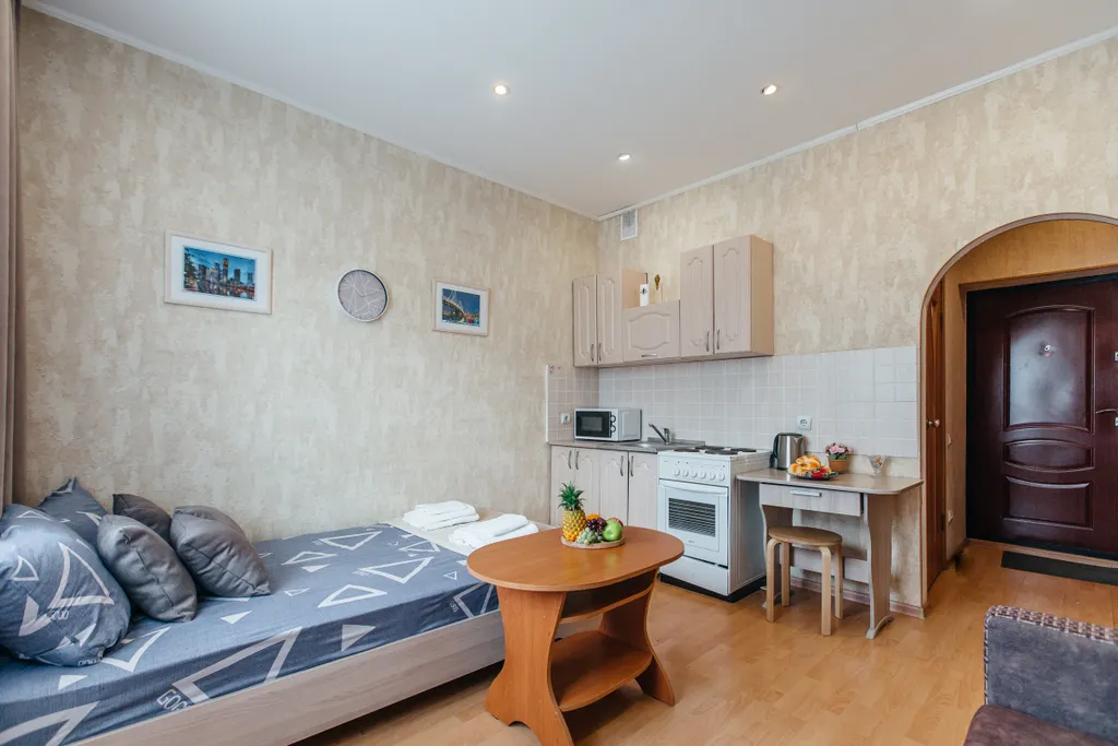 Квартира Апартаменты-студия Lucky star для 4х, новый дом, рядом ТЦ — Новосибирск