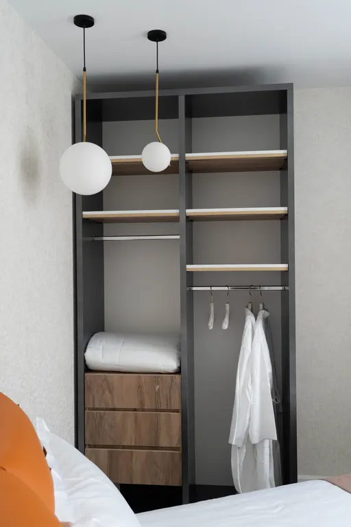 Уютный номер с 2 спальнями и баром, с видом во двор