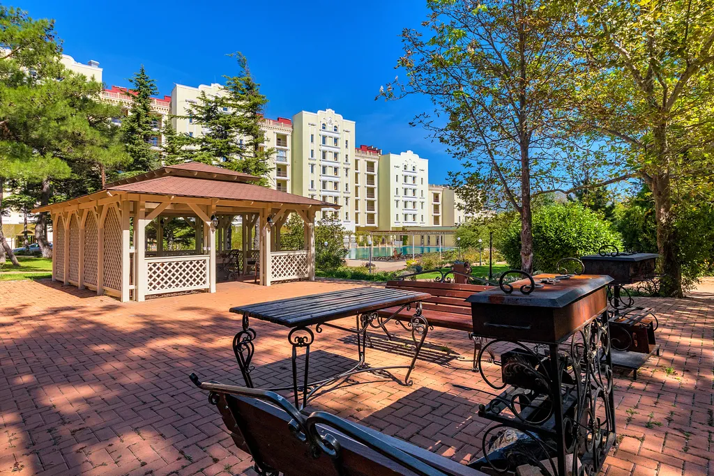 Апартаменты с бассейном Сады морей