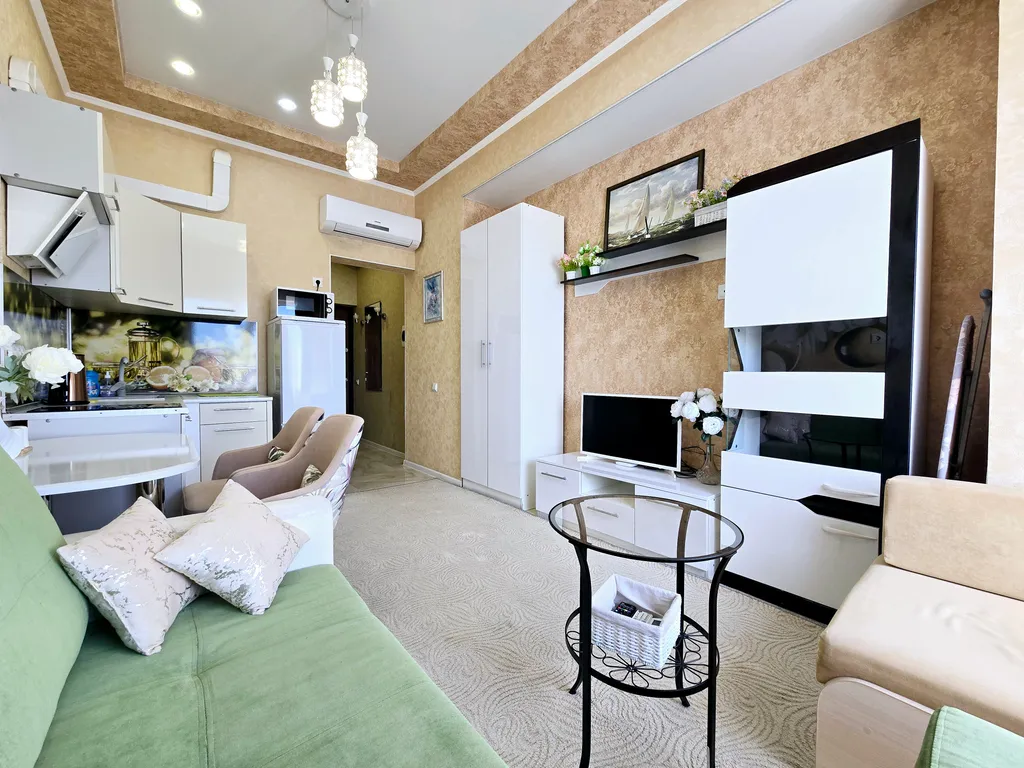 Квартира Квартира Студия у моря в комплексе с бассейном — Адлер