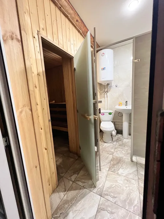 Домик в лесу с видом на горы Архыза с баней