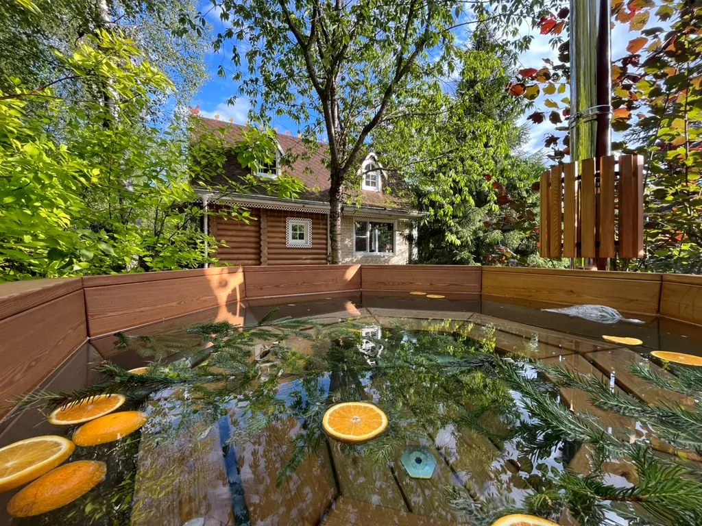 Уютный охотничий дом с чаном, бассейном и баней