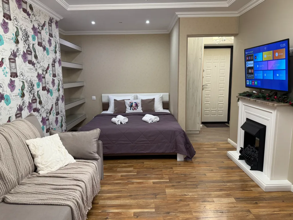 Квартира с балконом в лес