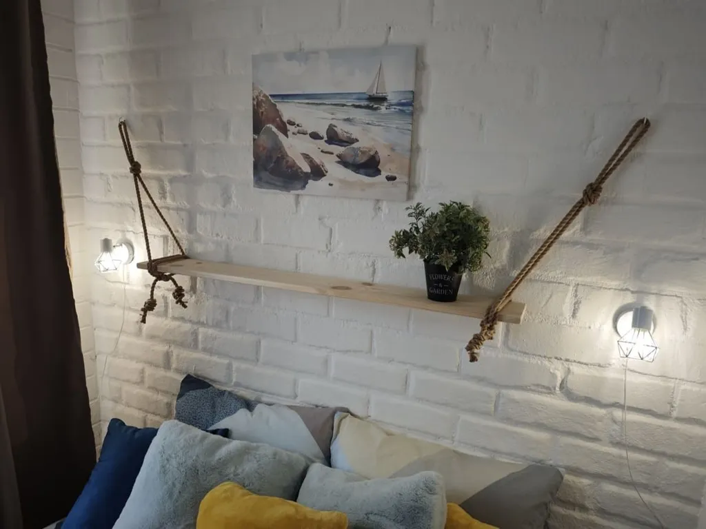 Уютная студия на двоих с кроватью-трансформером