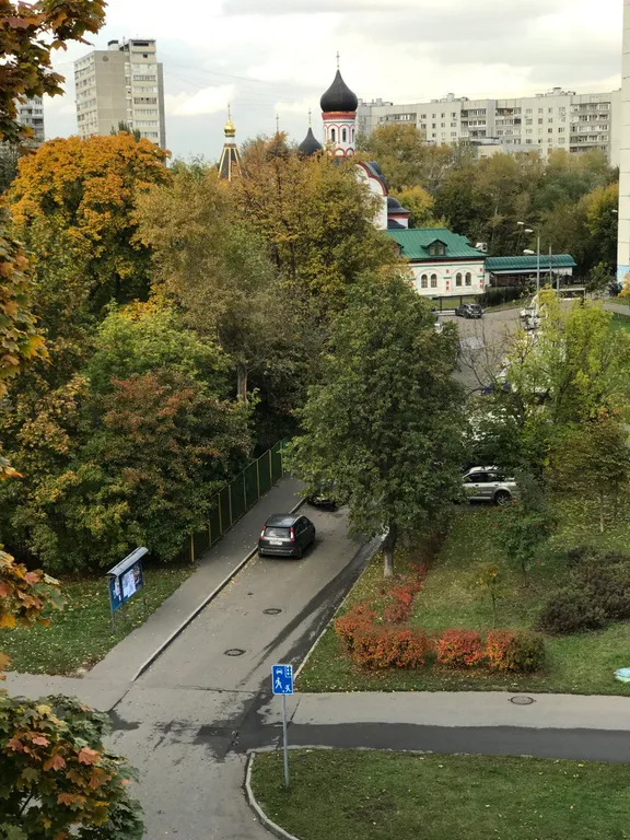 1-комнатная квартира с балконом с видом на Храм