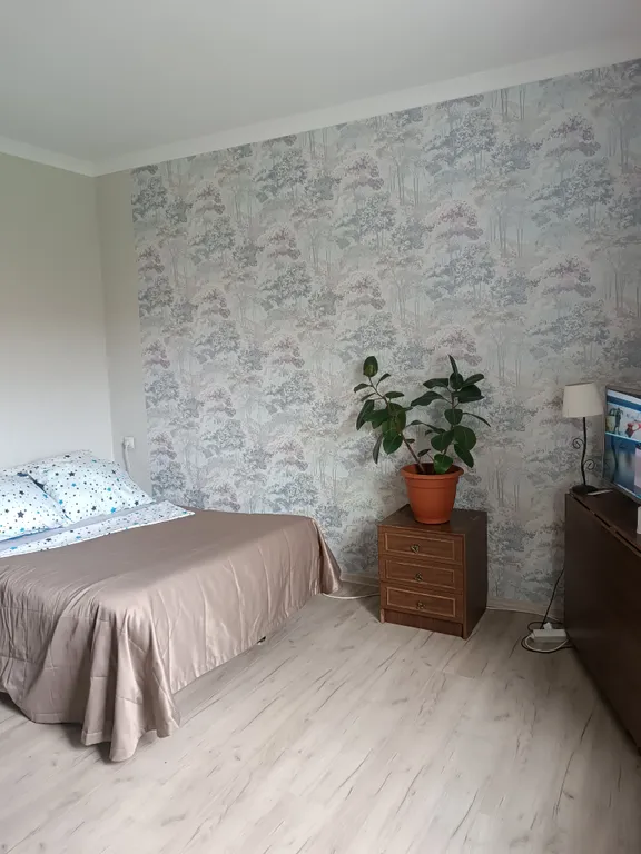 Двухкомнатная квартира у парка в тихом пригороде Калининграда