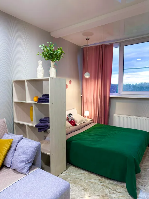 Квартира-студия с кондиционером — аренда посуточно в Одинцово