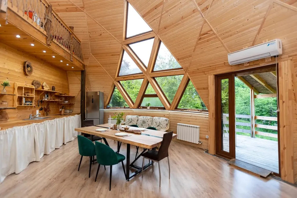 Коттедж Купольный дом для большой компании с шикарным фруктовым садом — аренда посуточно в Эсто-Садок