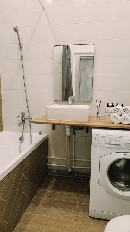 Стильная чистая квартира рядом с Куполом, Ледовым дворцом