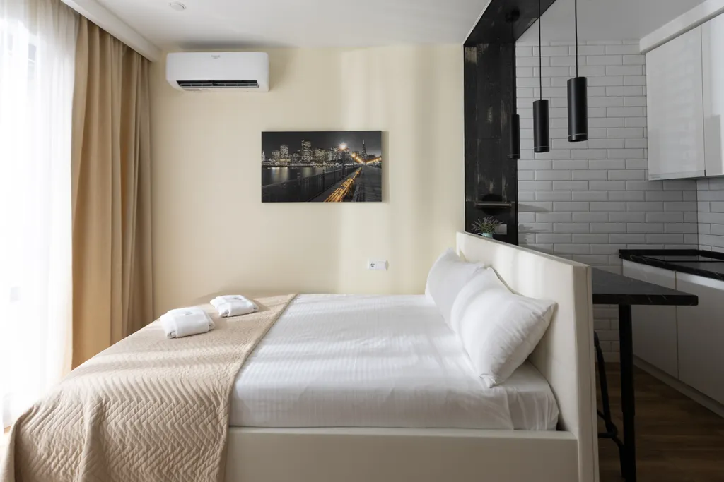 Квартира Уютная квартира Морент в комплексе с бассейном и эвкалиптами — Сочи