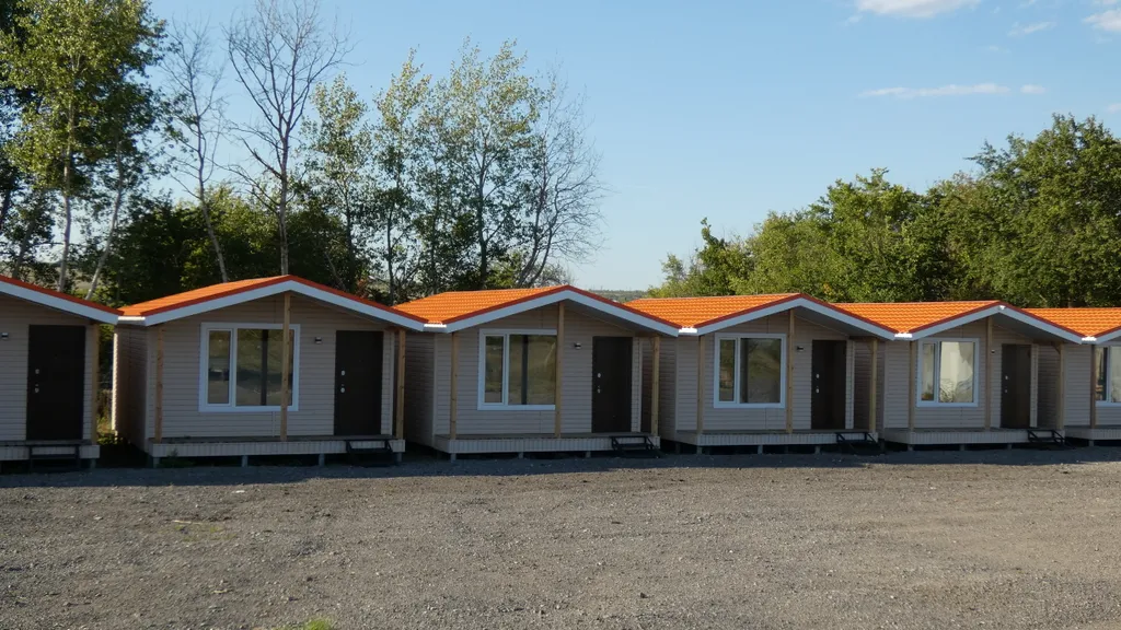 Уютный четырёхместный Домик с отдельными кроватями