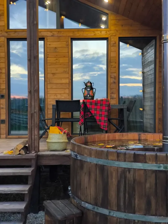 Глемпинг Мечта у Волги с бочкой Фурако