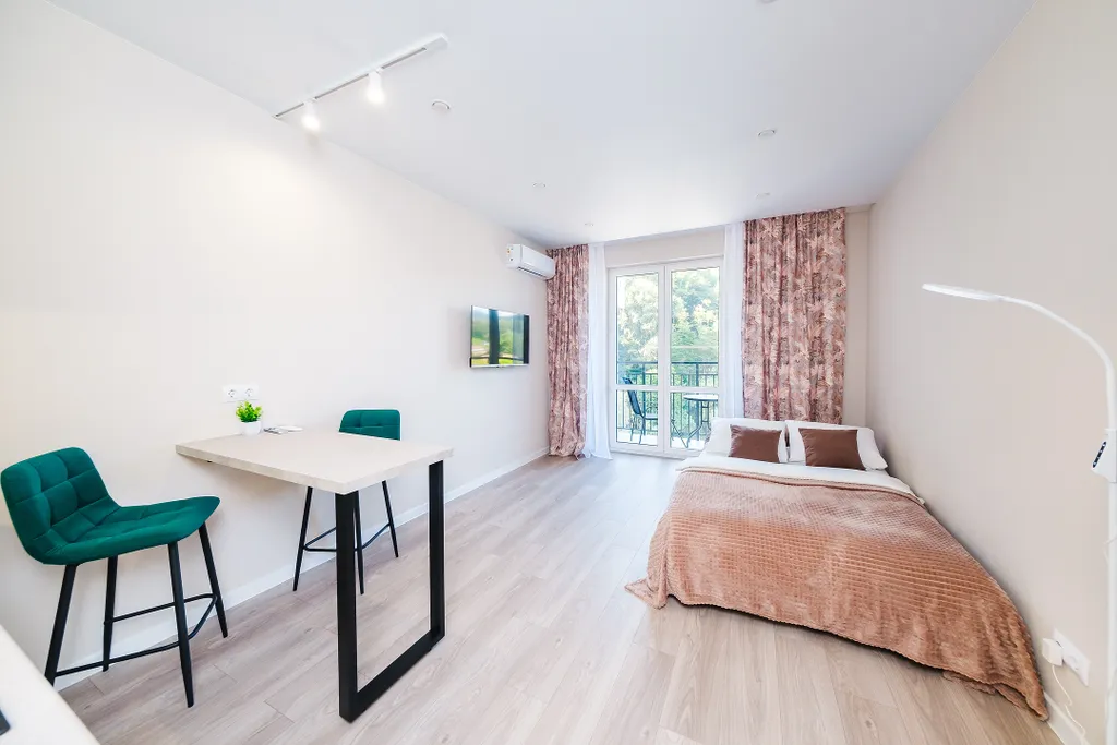 Уютная студия для двоих или с ребёнком