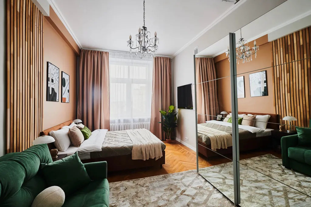 Квартира Квартира Новая трешка с видом на Тверскую — Москва