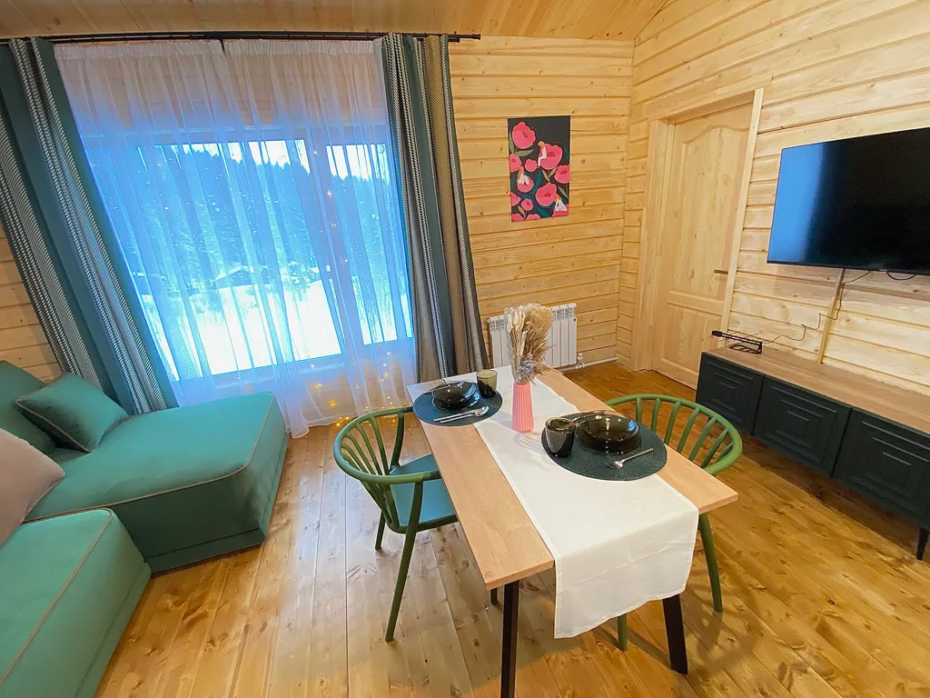 Уютные апартаменты на курорте Манжерок с видом на горы