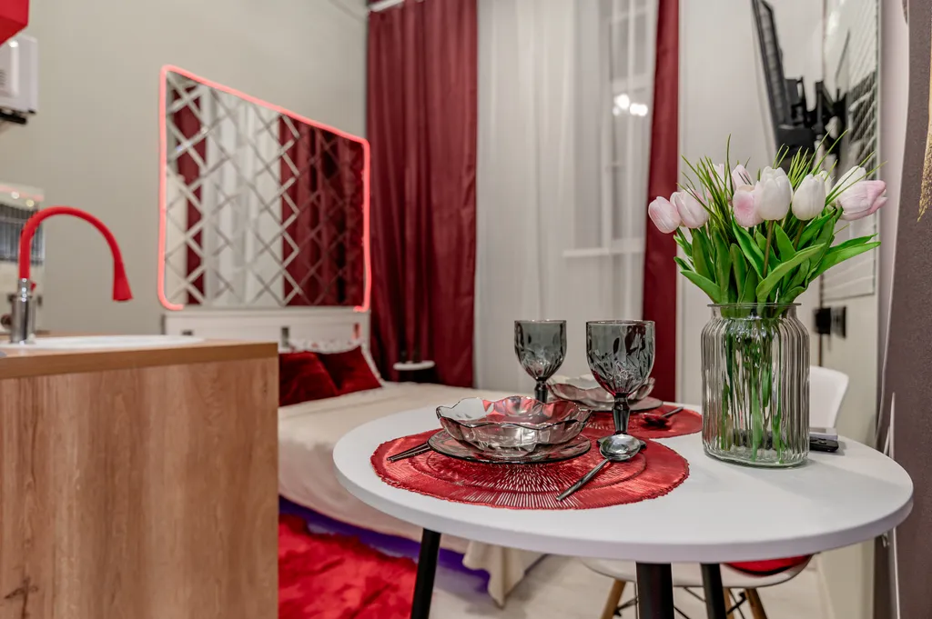 Квартира Квартира Зеркальная студия в центре Москвы — Москва