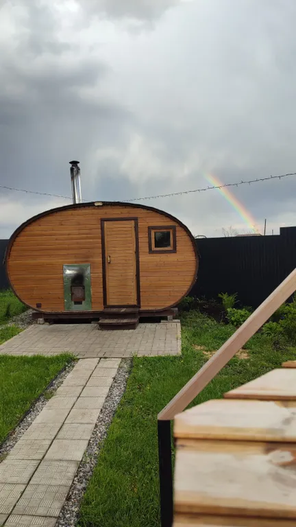 Дом с баней и чаном