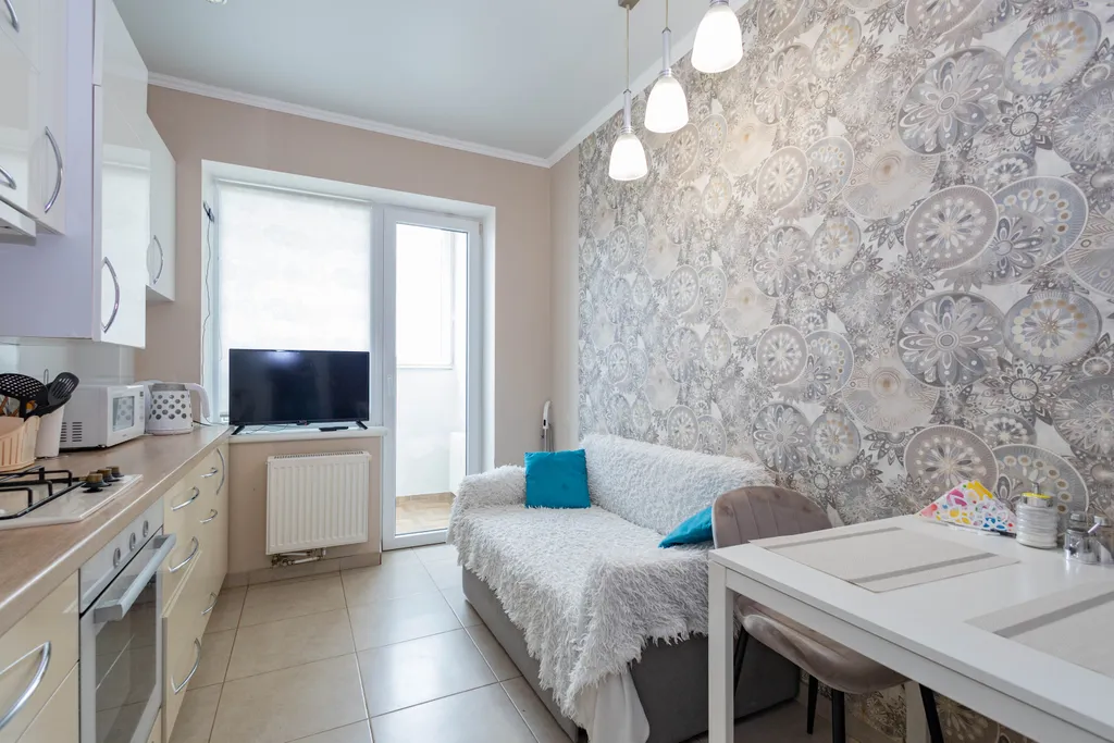 Светлая уютная квартира в ЖК Сказка с удобным выездом на море