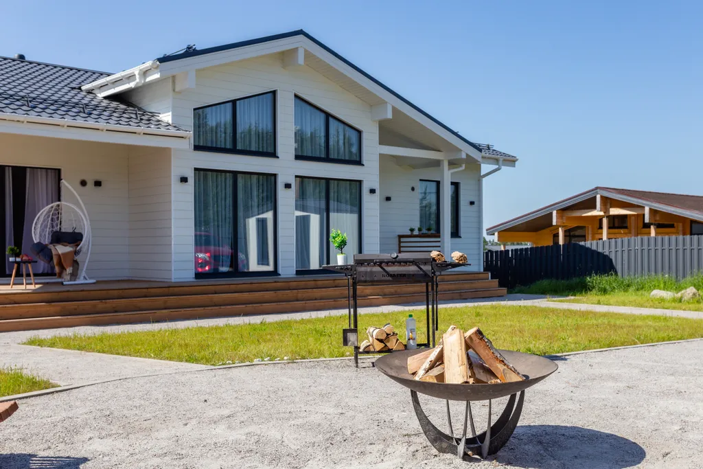 Шикарный светлый дом для идеального отдыха