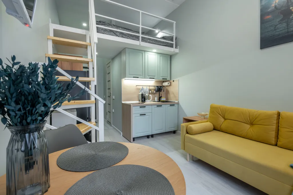 Уютная 2-ярусная студия в доме Осипа и Лили Брик