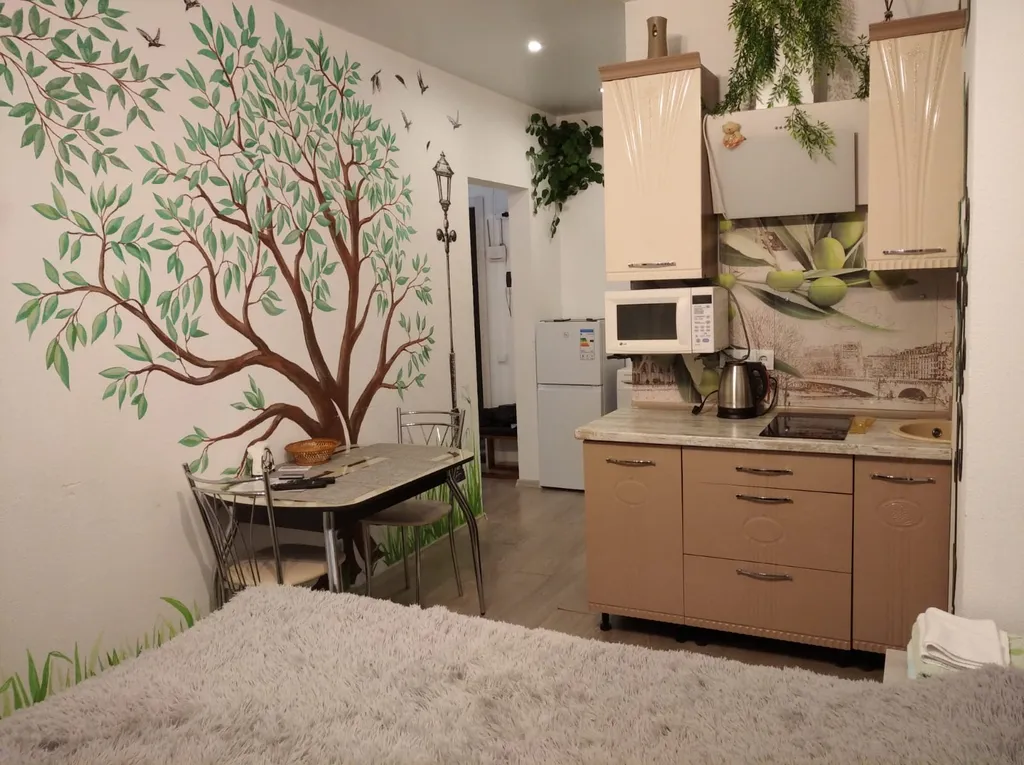 Квартира Квартира Просторная комфортная уютная студия с прекрасным видом на берег Волги — Тверь