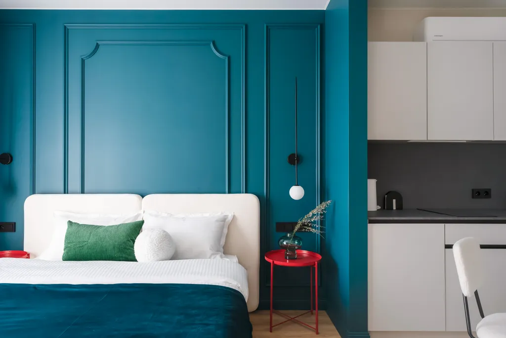 Квартира Квартира Дизайнерская студия Ривьера с балконом и ванной — Калининград