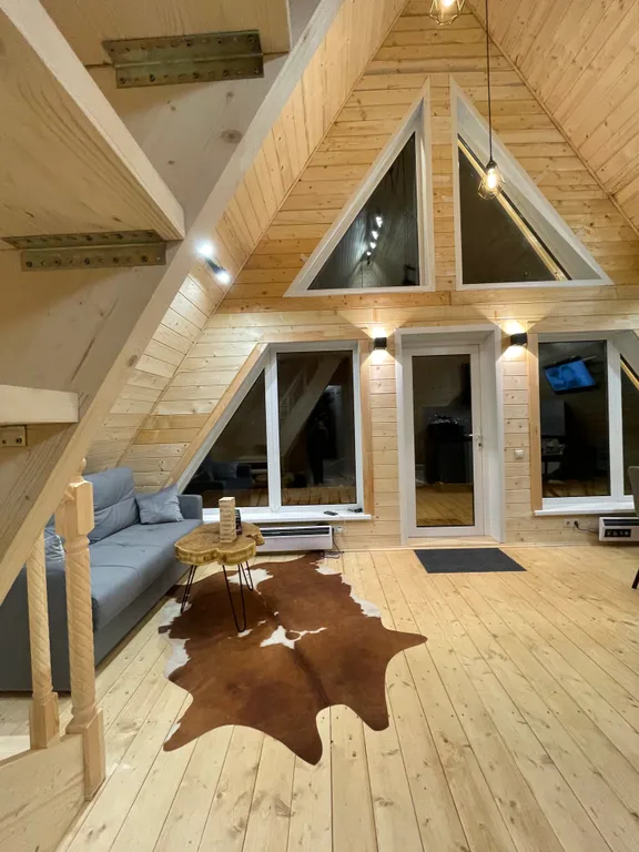 Новый Дом А-фрейм в Новом Неготино