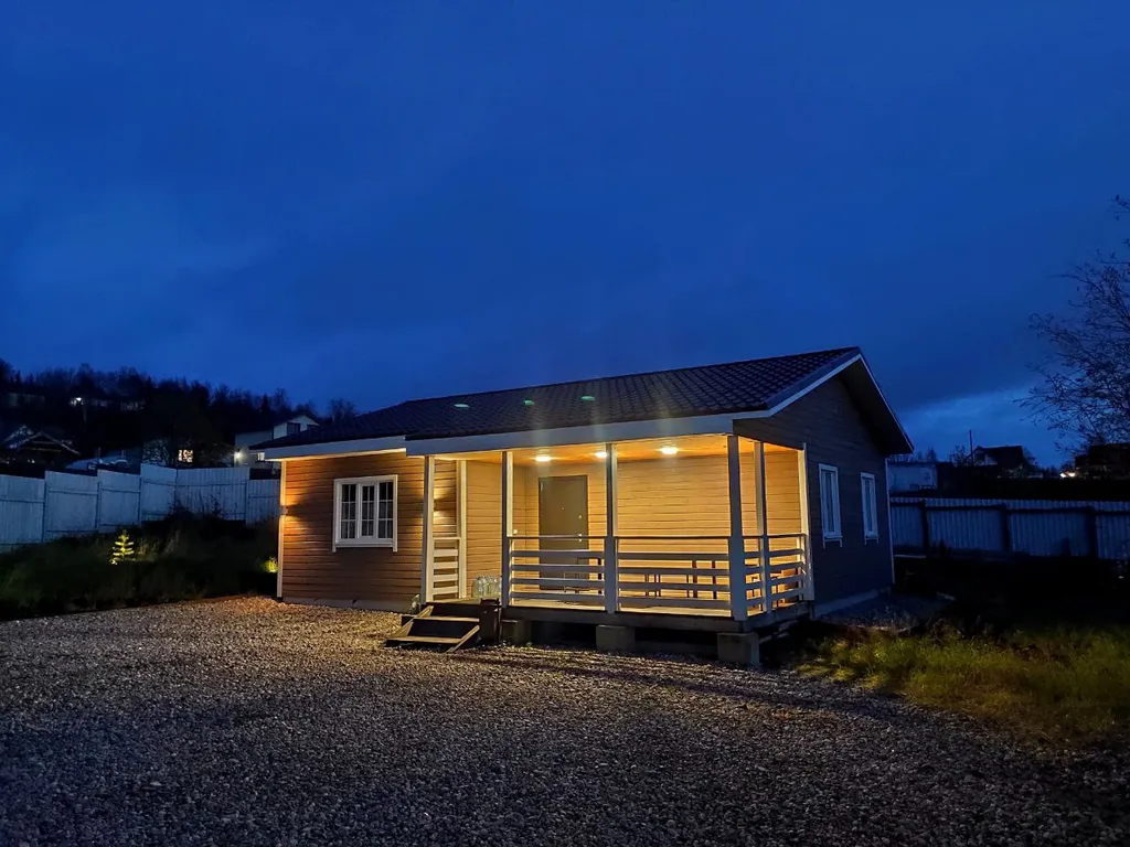 Дом с сауной на дровах