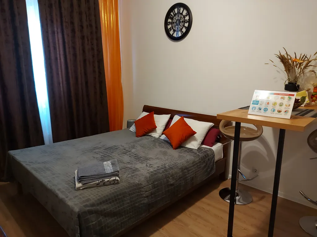 Яркая, уютная студия у Онкоцентра имени Цыба А. Ф