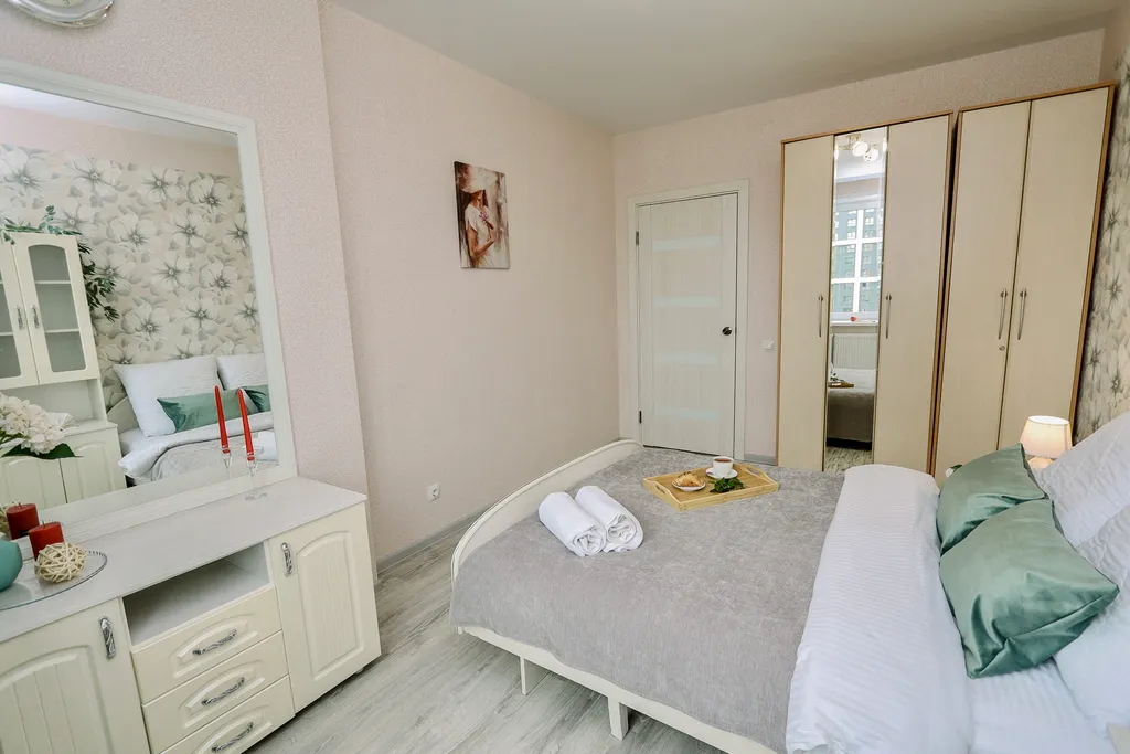 Очаровательная евродвушка с панорамным балконом