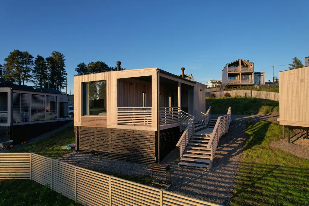 Дом-студия с сауной на озере