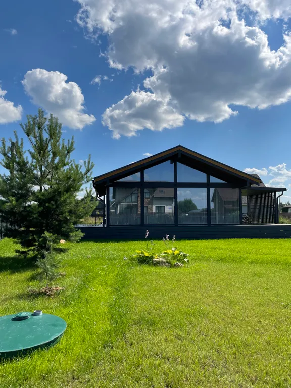 Фахверк с панорамным остеклением