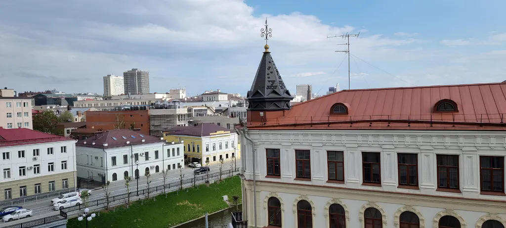 Квартира Видовые дизайнерские апартаменты в центре города с окном — Казань