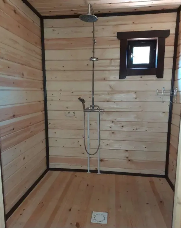 Дом-баня с видом на лес