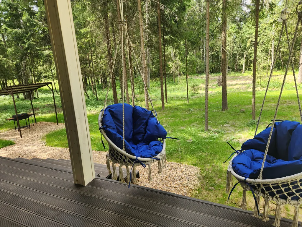 Коттедж Коттедж в Forest House с сауной в лесу — Никулино