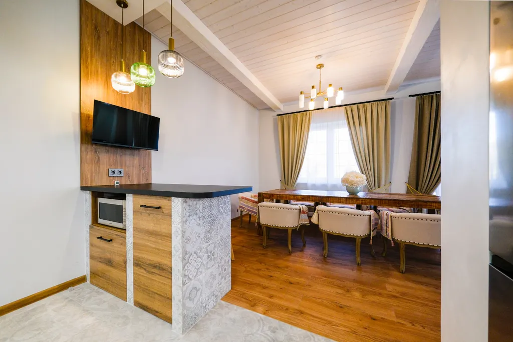 Дом шале с сауной, тренажерным залом и барбекю - для семьи и друзей