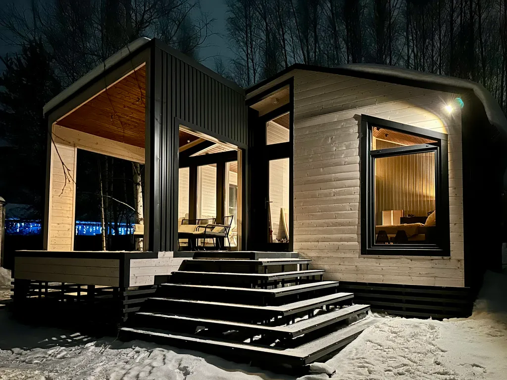 Happy Dacha стильный барнхаус с баней возле Иннополиса