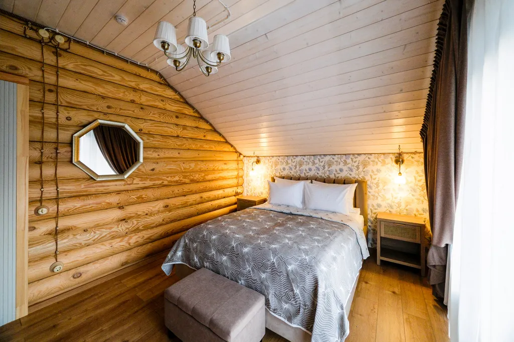 Дом шале с сауной, тренажерным залом и барбекю - для семьи и друзей