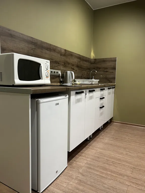 Студия с дизайнерским ремонтом