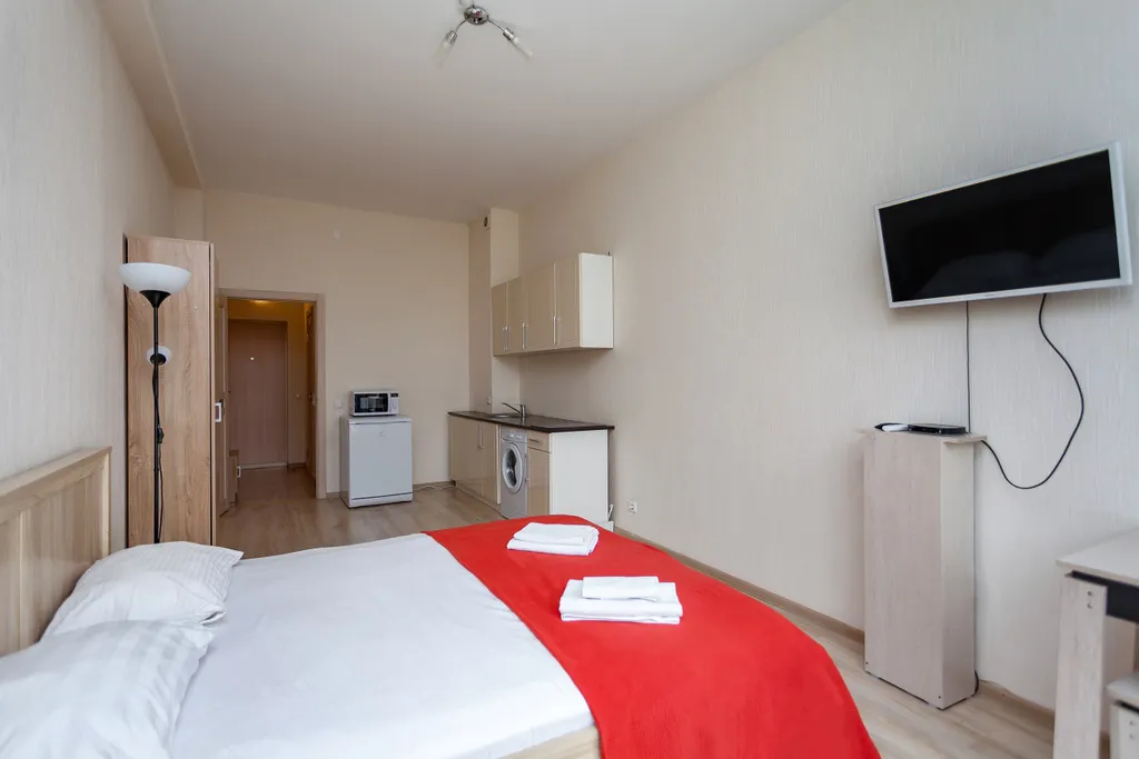 Квартира Квартира Студия в комплексе апартаментов Салют — Санкт-Петербург