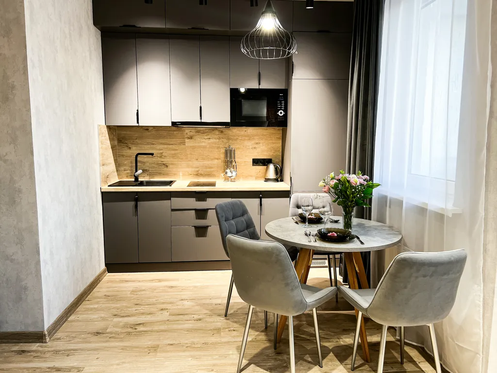 Квартира Черника - дизайнерские апартаменты с видом на горы — Сириус