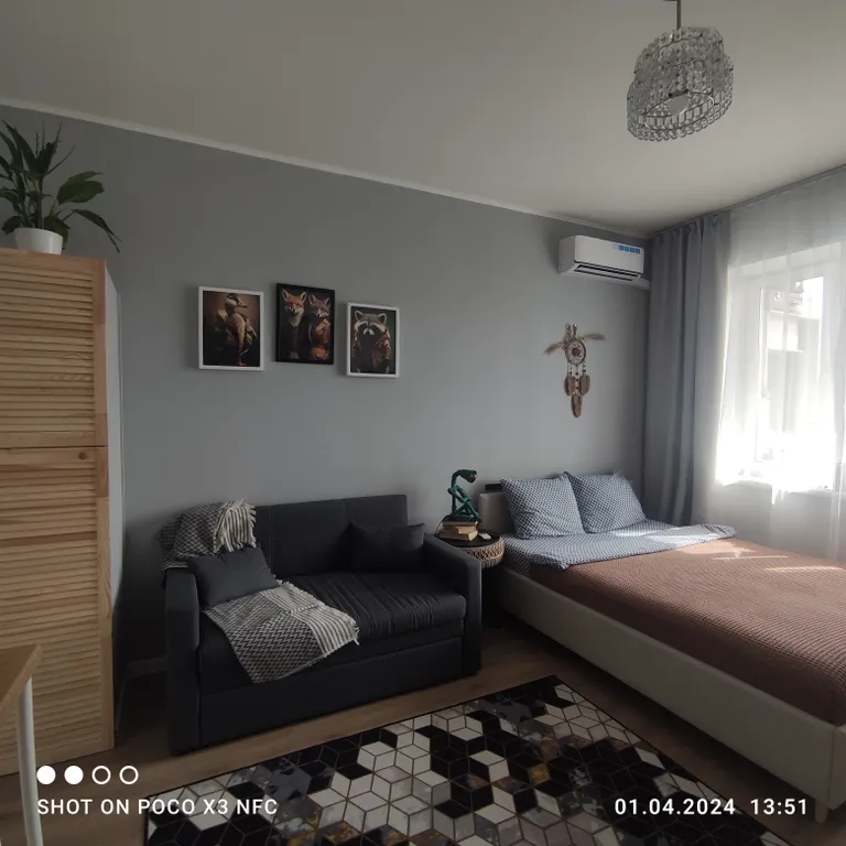 Квартира У нас уютно и точка, студия в жк пригород лесное — Мисайлово