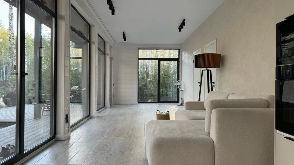 Коттедж Панорамный дом в окружении леса с сауной и чаном — Семеновское