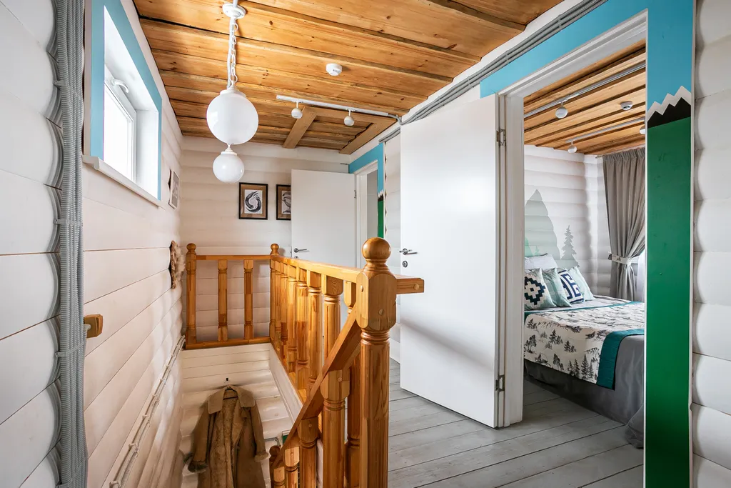 Коттедж Уютный дом Камчатка из кедра с русской баней в Кикино на Веле — Кикино